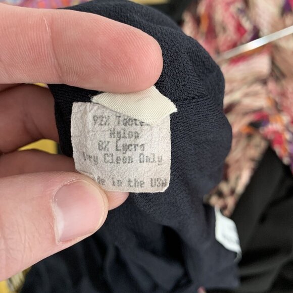 Bruno Duluc from Kush V Neck Black Dress Size Small Spring Summer Stretch - Picture 9 of 10